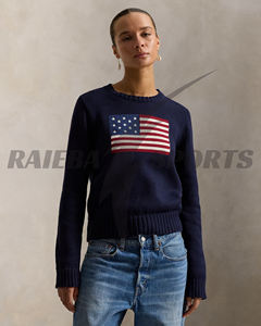 Pull décontracté d'hiver pour femme, de très haute qualité, col rond, 100% laine, anti-boulochage, bouton sur le devant, couleur et taille personnalisées - Product Image 2