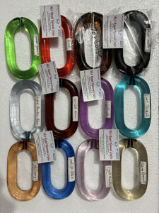 Abalorios de oso de goma amarillo de resina, cuentas de resina personalizadas de Color y tamaño hechas a mano, origen indio ultra brillante único por RNC - Product Image 2