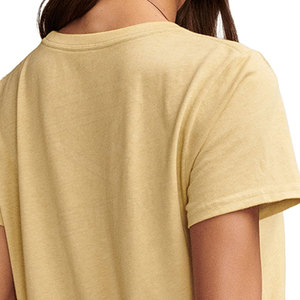 เสื้อยืดผู้หญิงคุณภาพสูง ระบายอากาศได้ดี ผ้าฝ้าย 220 กรัม แขนสั้น สวมใส่สบาย แห้งเร็ว เป็นมิตรกับสิ่งแวดล้อม ราคาประหยัด ไซส์ XL สำหรับฤดูร้อน - Product Image 6