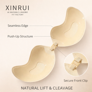 <span class=keywords><strong>Reggiseno</strong></span> Adesivo in Silicone XINRUI Invisibile <span class=keywords><strong>Senza</strong></span> <span class=keywords><strong>Spalline</strong></span> <span class=keywords><strong>Senza</strong></span> Schienale <span class=keywords><strong>Push</strong></span>-<span class=keywords><strong>up</strong></span> Riutilizzabile Autoadesivo per Donne Vendita all'Ingrosso - Product Image 4