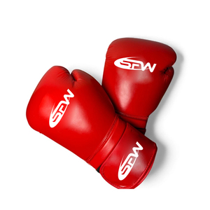 Gants de boxe professionnels pour adultes SAVOW FIGHT WEAR, emballage personnalisé, cuir synthétique de qualité supérieure, respirant, anti-humidité, fermeture à boucle. - Product Image 2