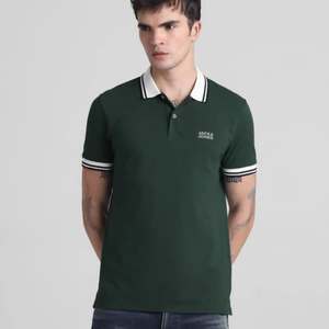 เสื้อยืดโปโลผ้าฝ้ายสำหรับผู้ชายเสื้อโปโลผ้าถักโพลีเอสเตอร์ปักโลโก้ได้ตามต้องการ - Product Image 2