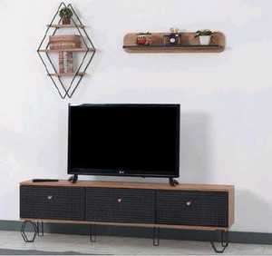 Elegante mueble de TV de madera plegable de estilo europeo para cocina al aire libre, baño, sala de estar, dormitorio, muebles de uso en almacén - Product Image 3