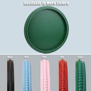 Plateau Ottoman Décoratif en Bois Vert Fait Main au Design Traditionnel pour Table Basse, Comptoir de Cuisine, Salon et Fêtes de Mariage - Product Image 3