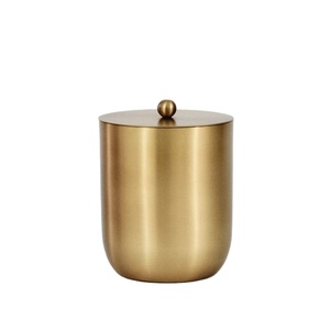 Elegant Indian Design <b>Metal</b> Iron Brass Hammered <b>Storage</b> <b>Box</b> with Lid Wholesale Home Kitchen Food <b>Storage</b> Sugar Packaging Purpose - Product Image 4