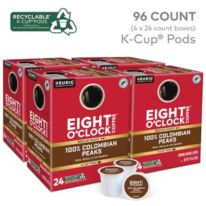 Café Eight O'Clock Colombian Peaks en Cápsulas Individuales Keurig K-Cup, Tueste Medio, 96 Unidades - Product Image 3