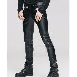 กางเกงหนังผู้ชายผลิตในปากีสถาน ทนทานและสวมใส่สบาย หนังแท้นุ่ม ดีไซน์ทันสมัยสำหรับใส่ลำลอง - Product Image 6