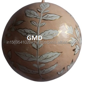 Elegante PAPEL DE Navidad Mache Ball Tree Decoraciones de tamaño personalizado Adornos colgantes para interiores 8 cm para decoración festiva - Product Image 4