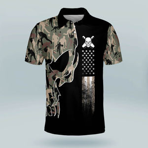 Camiseta Polo de Bolos para Hombre, Personalizable con Impresión, Estilo Deportivo, Antibacteriana, Impermeable, 100% Poliéster Tejido, para Equipo - Product Image 2