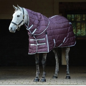 Tapis de cheval de poids lourd croisé Surcingle imperméable respirant couverture de participation Dressage selle cou couverture pour cheval - Product Image 1