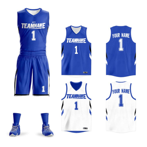 Maillot de basket-ball scolaire réversible personnalisé uniforme vêtements de sport personnalisés maillot de l'équipe de basket-ball - Product Image 2