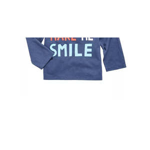 T-Shirt Blu con Sorriso per Bambino First Impressions, Taglia 2T, 100% Cotone Jersey, Design Stampato con Sorriso - Product Image 3