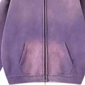 <b>Purple</b> Acid Washed Zip Up <b>Hoodie</b> Oversized Vintage Fade Soft Fleece Full Zipper Streetwear Sweatshirt Winter Wear <b>For</b> <b>Men</b> Women - Product Image 6