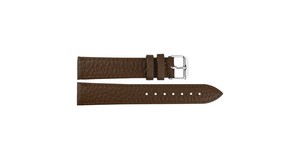 Unisex 208 Brown Classic Luxury Genuine Leather Breathable Waterproof Stainless Steel Smart <b>Watch</b> Band Elastic Soft Lightweight - Product Image 4