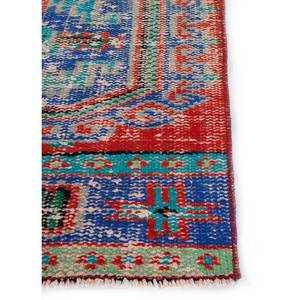 Alfombras de Lana Anudadas a Mano de Gran Tamaño, Diseño de Medallón Rojo y Naranja, para Sala de Estar o Pasillo - Pae-2539 - Product Image 4