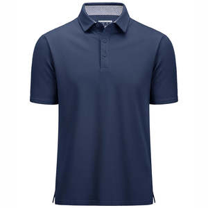 Diseño de tamaño de logotipo personalizado, camiseta de golf deportiva Dry Fit, camiseta polo transpirable superventas, Polo de golf de secado rápido para hombres - Product Image 5