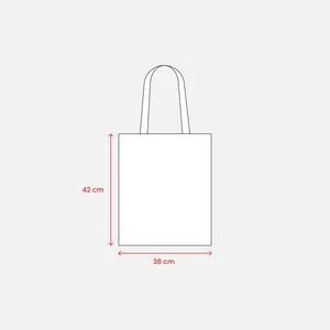 Borsa Shopper in Cotone Riciclato GRS Eco-Friendly, Borsa Tote per Articoli da Toeletta per Promozioni - Product Image 2