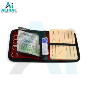 2025 Kit de pratique de suture avec tampon de suture et 6 outils pour la pratique et l'apprentissage de la chirurgie 18 instruments médicaux - Product Image 4