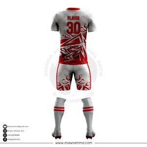 Maillot de foot personnalisé MAWRA OEM, haute qualité, design personnalisé et numéro d'équipe, uniforme de foot sublimé pour clubs - Product Image 5