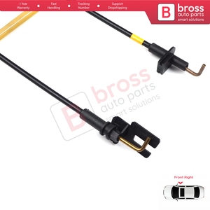 BDP192 Front Right Inner Door Handle <b>Lock</b> Pull Release Rod Latch Bowden <b>Cable</b> For Doblo MK1 119 223 2001-2010 146812001 - Product Image 5