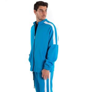 Chándal ligero para hombre, conjunto de dos piezas con parte inferior para correr y chaqueta con cremallera para ejercicio, fitness y viajes - Product Image 4