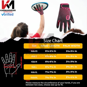 Guantes de esqueleto acolchados de fútbol americano genuino, guantes cómodos de protección de manos, servicio OEM personalizado con función adhesiva - Product Image 6