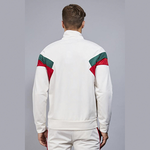 Conjunto de chaqueta deportiva de invierno y chándal para hombre personalizado forro polar con capucha media cremallera cortavientos 100% algodón ropa informal ecológica - Product Image 4