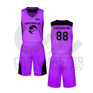 Uniformes de baloncesto personalizados conjuntos de tela de poliéster con colores personalizados tamaño y logotipo uniformes de desgaste del equipo de baloncesto - Product Image 5