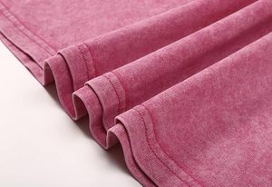 T-shirts de créateur personnalisés unis de haute qualité lavés à l'acide vente en gros de T-shirt vintage vierge lavés à l'acide pour hommes - Product Image 4