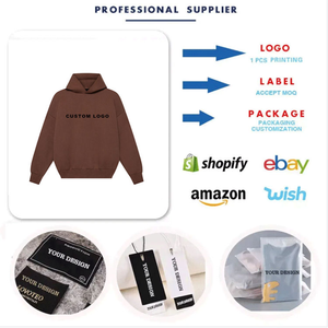 Luxe personnalisé 500 gsm 600 gsm sweat à capuche goutte épaule sweat à capuche vierge 100% coton surdimensionné de haute qualité pour sweat à capuche - Product Image 2