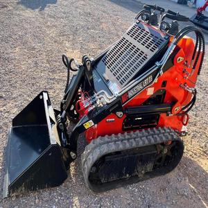 Nouvelle chargeuse frontale sur chenilles Diesel Skidsteer Mini chargeuse compacte certifiée CE - Product Image 1