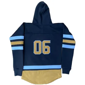 Venta Directa de Fábrica, Jersey de Hockey Transpirable con Impresión Digital Profesional, Ropa de Entrenamiento para Hombre, Holgada, de Secado Rápido, Poliéster/Algodón - Product Image 2