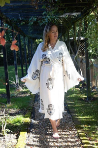 Albornoz Peshtemal con estampado de algodón de calidad superior Textil esencial para el hogar Hecho en Turquía Técnica tejida - Product Image 6