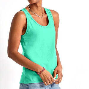 Camiseta sin mangas de punto de encaje para hombre, de spandex/algodón, cintura alta, corta, para fitness, running, yoga, transpirable - Product Image 5