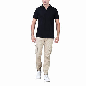 Pantalons cargo pour hommes les plus vendus en tissu de coton, prix de gros, pantalon cargo décontracté élégant à braguette boutonnée pour adultes - Product Image 5