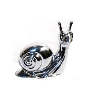 Unique petite PAIRE OISEAUX Aluminium Métal Sculpture Décor À La Maison Art Abstrait Statue pour Salons De Luxe nouveau Bureau Table Accents - Product Image 3