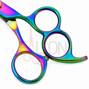 Tijeras Profesionales para Adelgazar el Cabello Rainbow, Tijeras de Acero Inoxidable para Texturizar, Tijeras de Peluquería con Logotipo Personalizado - Product Image 3