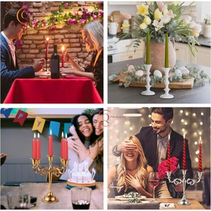 Candelero de Metal para decoración de hogar y boda, portavelas hecho a mano de Color dorado para iluminar, tarro de vela único a precio mayorista - Product Image 4