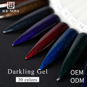 ICE NOVA Darking Gel Divers Styles Glow In The Dark Nail Gel Polish Luminous Gel Polish Avec <span class=keywords><strong>Effet</strong></span> Jour Et Nuit Sombre - Product Image 6