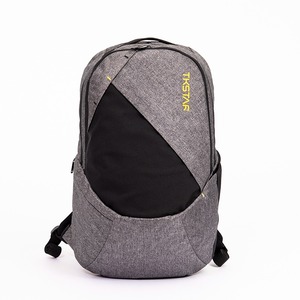 Hiking Backpack <b>Adjustable</b> <b>straps</b> Unisex Grey PU Material Minimalist Outdoor Multifunctional Lightweight - Product Image 1