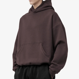 เสื้อฮู้ดดี้แบบใหม่สั่งทำขายส่ง โลโก้ เสื้อฮู้ดดี้ผู้ชายแบบสวม คุณภาพสูง แฟชั่น ทรงหลวม สบายๆ น้ำหนักมาก - Product Image 2