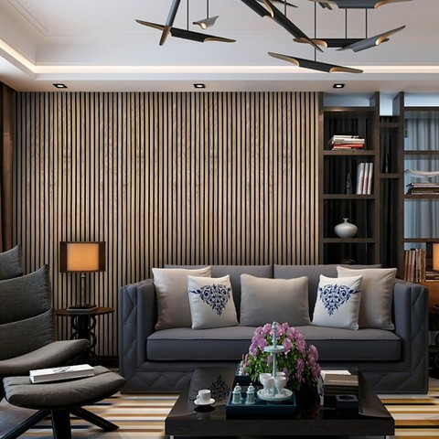 Modern Design Rubber Curved Acoustic Ceiling Panels Wall Panels Boards PET MDF Acoustic Wall Decor for Furniture Flexible