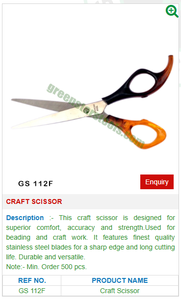 GS 112F Steel Scissor Beading Tool for Jewelry Tools and Jewellery Tools - Product Image 2