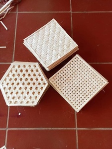 ตะแกรงไม้ไผ่สานแขวนผนังตกแต่งผนังหลายรูปทรง - Product Image 5