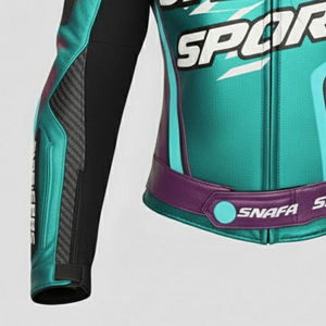 Chaqueta de Motociclista de Cuero de Último Diseño, Chaqueta de Motociclista de Estilo Nuevo Hecha a Medida en Cuero Genuino - Product Image 5