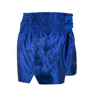 Pantalones Cortos de Boxeo Azules para Hombre SONISPO, Corte Regular, Transpirables, de Poliéster, para Artes Marciales, Deportivos para Adultos - Product Image 6