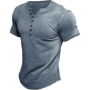 Camisetas Casuales de Manga Corta con Cuello Redondo para Hombre, Corte Regular, 100% Algodón Orgánico, Tela de Lona, Antiarrugas, Transpirable - Product Image 6