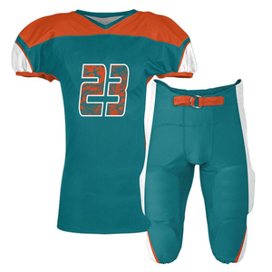 Guantes City, Uniforme de Fútbol Americano, Jersey Integrado de Manga Corta, Pantalones de Protección 100% Poliéster para Entrenamiento y Partido - Product Image 3