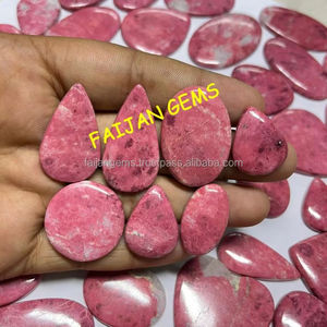 พลอย thulite สีชมพูธรรมชาติ Cabochon สำหรับทำเครื่องประดับอัญมณี thulite ทำด้วยมือทำเครื่องประดับหิน - Product Image 1