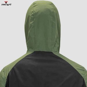 Custom New Fashion Canvas Stand Collar Hooded Windbreaker <b>Jacket</b> High Street Popular Design Waterproof <b>Casual</b> Plain for Winter - Product Image 6